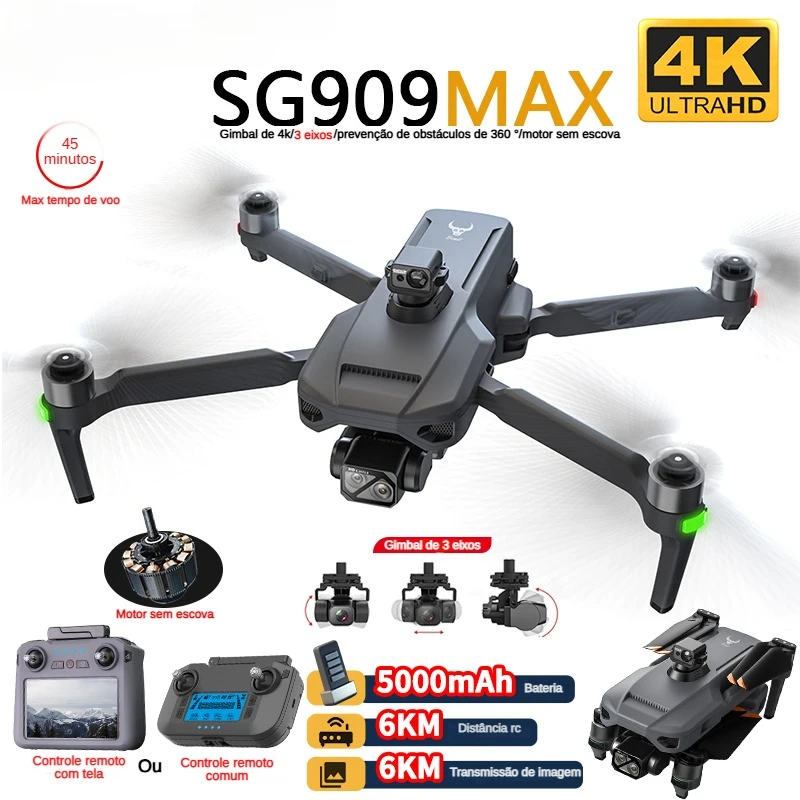 Drone Camera Hd - ZLL SG909 SG909MAX Drone professionale con